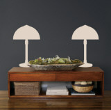 Taupe Deco Lamps Wall Decal