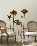 Brown Agapanthus Mode (wallstickers)
