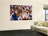 Dallas Mavericks v Miami Heat - Game One, Miami, FL - MAY 31: LeBron James and Peja Stojakovic Wall Mural by Ronald Martinez