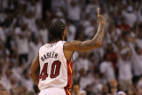 Dallas Mavericks v Miami Heat - Game Two, Miami, FL - JUNE 02: Udonis Haslem Photographic Print by Ronald Martinez