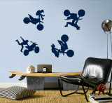 Motocross - Navy Wall Decal