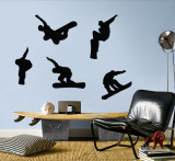 Snowboarders - Black Mode (wallstickers)
