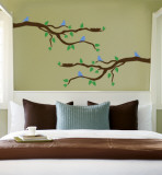 Branch With Blue Birds Wall Decal