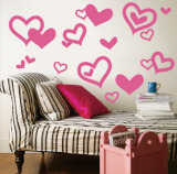 Light Pink Hearts Mode (wallstickers) Light Pink Hearts Mode (wallstickers)
