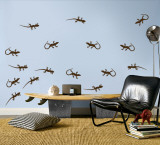 Brown Lizards Wall Decal
