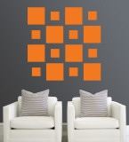 Orange Squares Wall Decal