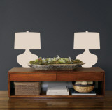 Taupe Retro Lamps Wall Decal