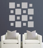 Grey Squares Wall Decal