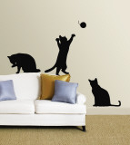 Katzen Wandabziehbild