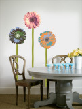 Gerberas with Stems Wall Decal