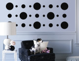 Black Circles Wall Decal