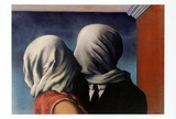 Les Amants (Lovers) Láminas por Rene Magritte Les Amants (Lovers) Láminas por Rene Magritte