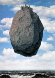 Le Chateau des Pyrennees Affiches par Rene Magritte