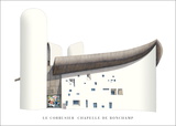 Chapelle de Ronchamp Posters af Le Corbusier