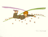 Little Prince Dreaming Posters by Antoine de Saint-Exupéry