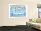 World Political Map 1994 Wandgemälde