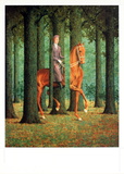 Le Blanc-Seing Print by Rene Magritte