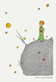 Petit Prince et son Asteroide B 612 Affiches par Antoine de Saint-Exupéry