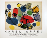 Sunbathing Animal Collectable Print by Karel Appel