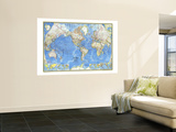 World Map 1970 Mural World Map 1970 Mural