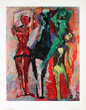 Horse with Jugglers Collectable Print por Marino Marini Horse with Jugglers Collectable Print por Marino Marini