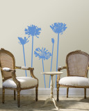Blue Agapanthus Vinilos decorativos Blue Agapanthus Vinilos decorativos