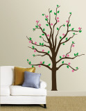 Pink Floral Tree Vinilos decorativos Pink Floral Tree Vinilos decorativos