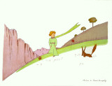 Le Petit Prince et son Renard Plakat af Antoine de Saint-Exupéry Le Petit Prince et son Renard Plakat af Antoine de Saint-Exupéry