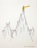 Petit Prince on Top of the Mountain Posters af Antoine de Saint-Exupéry Petit Prince on Top of the Mountain Posters af Antoine de Saint-Exupéry