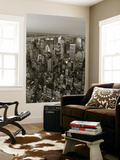 USA, New York City, Manhattan, Midtown Reproduction murale géante par Gavin Hellier