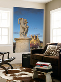 Jardin Du Tuileries and Musee Du Louvre, Paris, France Wall Mural by Jon Arnold