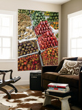 Vietnam, Ho Chi Minh City, Ben Thanh Market, Fruit Display Mural por Steve Vidler Vietnam, Ho Chi Minh City, Ben Thanh Market, Fruit Display Mural por Steve Vidler
