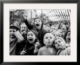 Wide Range of Facial Expressions on Children at Puppet Show the Moment the Dragon is Slain Framed Photographic Print by Alfred Eisenstaedt Wide Range of Facial Expressions on Children at Puppet Show the Moment the Dragon is Slain Framed Photographic Print by Alfred Eisenstaedt