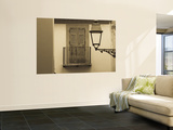 Italy, Sardinia, Western Sardinia, Bosa, Shutters and Balcony Wall Mural by Walter Bibikow