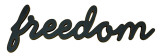 Libertad Cartel de madera Libertad Cartel de madera