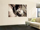 Egypt, Aswan, Old Town, Men Smoking Water Pipe in Street Cafe Wall Mural by Michele Falzone