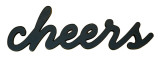 Cheers Wood Sign