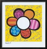 Flower Power I Art by Romero Britto