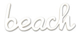 Beach Wood Sign