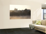 England, Berkshire, Windsor, Windsor Castle and River Thames at Dawn Wall Mural by Steve Vidler
