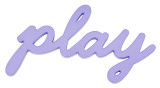 Play Wood Sign