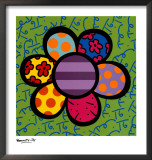 Flower Power IV Prints by Romero Britto