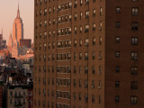 Skyscrapers in a City, Empire State Building, Manhattan, New York City, New York State, USA Lámina fotográfica Skyscrapers in a City, Empire State Building, Manhattan, New York City, New York State, USA Lámina fotográfica