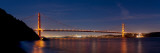 Suspension Bridge at Dusk, Golden Gate Bridge, San Francisco, California, USA Photographic Print