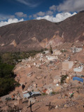 High Angle View of a Cemetery at the Hillside, Maimara, Quebrada De Humahuaca, Argentina Photographic Print