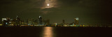 Skyscrapers Lit Up at Night, Coronado Bridge, San Diego, California, USA Photographic Print
