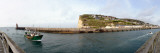 Pier with Fishing Boats in the Ocean, Fecamp, English Channel, Seine-Maritime, Normandy, France Photographie