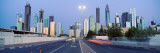 Buildings in a City at Dusk, Dubai, United Arab Emirates 2010 Fotografie-Druck