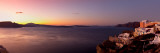 High Angle View of a Town on an Island, Oia, Santorini, Cyclades Islands, Greece Photographic Print