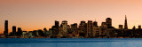 Buildings Lit Up at Dusk, San Francisco, California, USA 2010 Photographic Print
